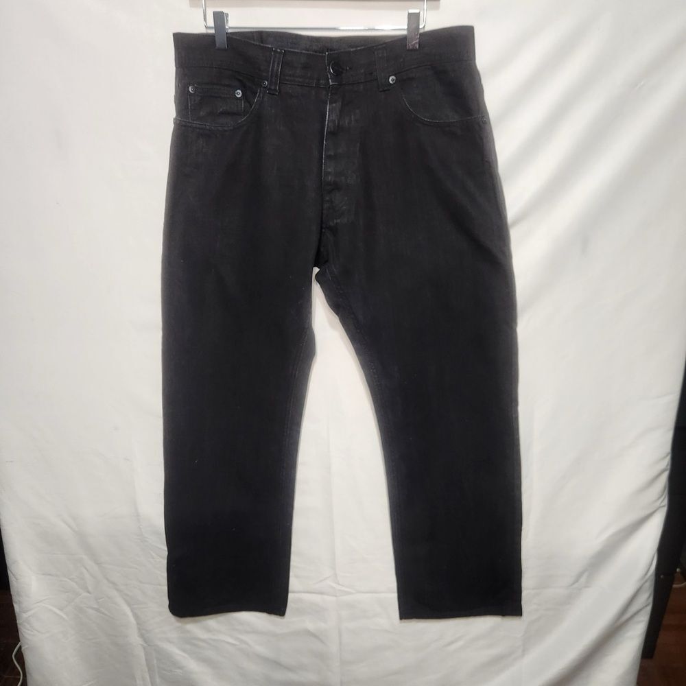 Jordan Craig Men's Black Denim Jeans (Size 34x30, Excellent Condition)